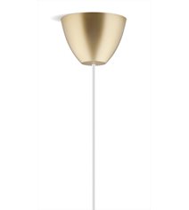 Lamptop round, mässing 11,7cm