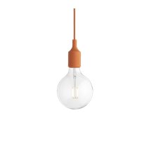 E27 Pendel LED takupphäng, orange
