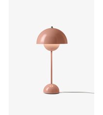 Flowerpot VP3 bordslampa, beige/röd 50cm