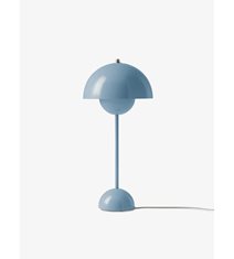 Flowerpot VP3 bordslampa, ljusblå 50cm