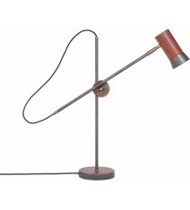 Kusk bordslampa, järnoxid/brun