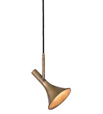 Megafon taklampa vinkel, råmässing 22cm