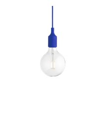 E27 Pendel LED takupphäng, blå