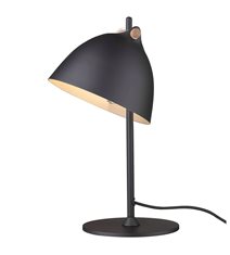 ÅRHUS bordslampa Ø18, svart/trä