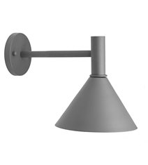 MiniTripp fasadlampa, grå 30cm